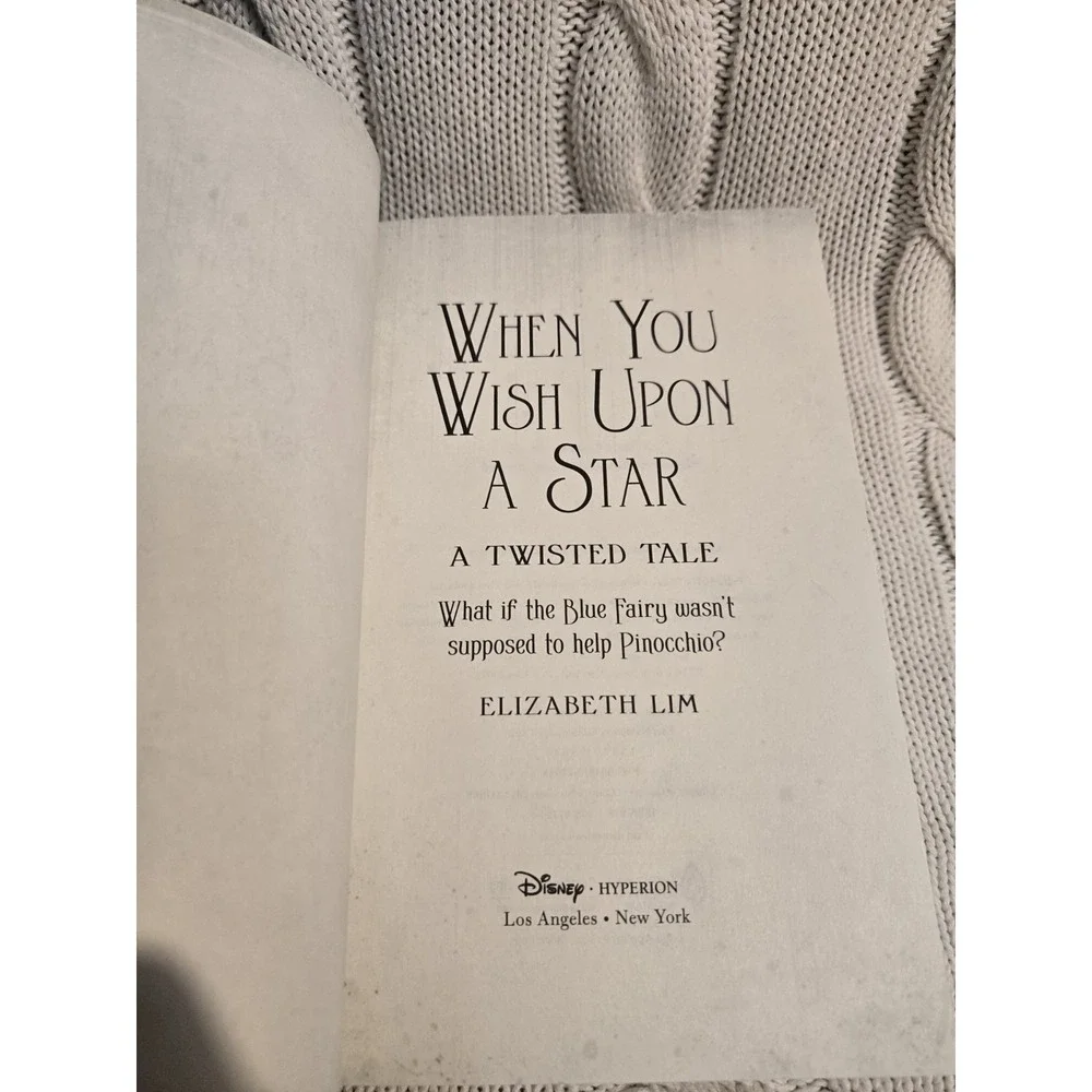 When You Wish Upon‎ A Star A Twisted Tale Elizabeth Lim Disney 1st HC Edition